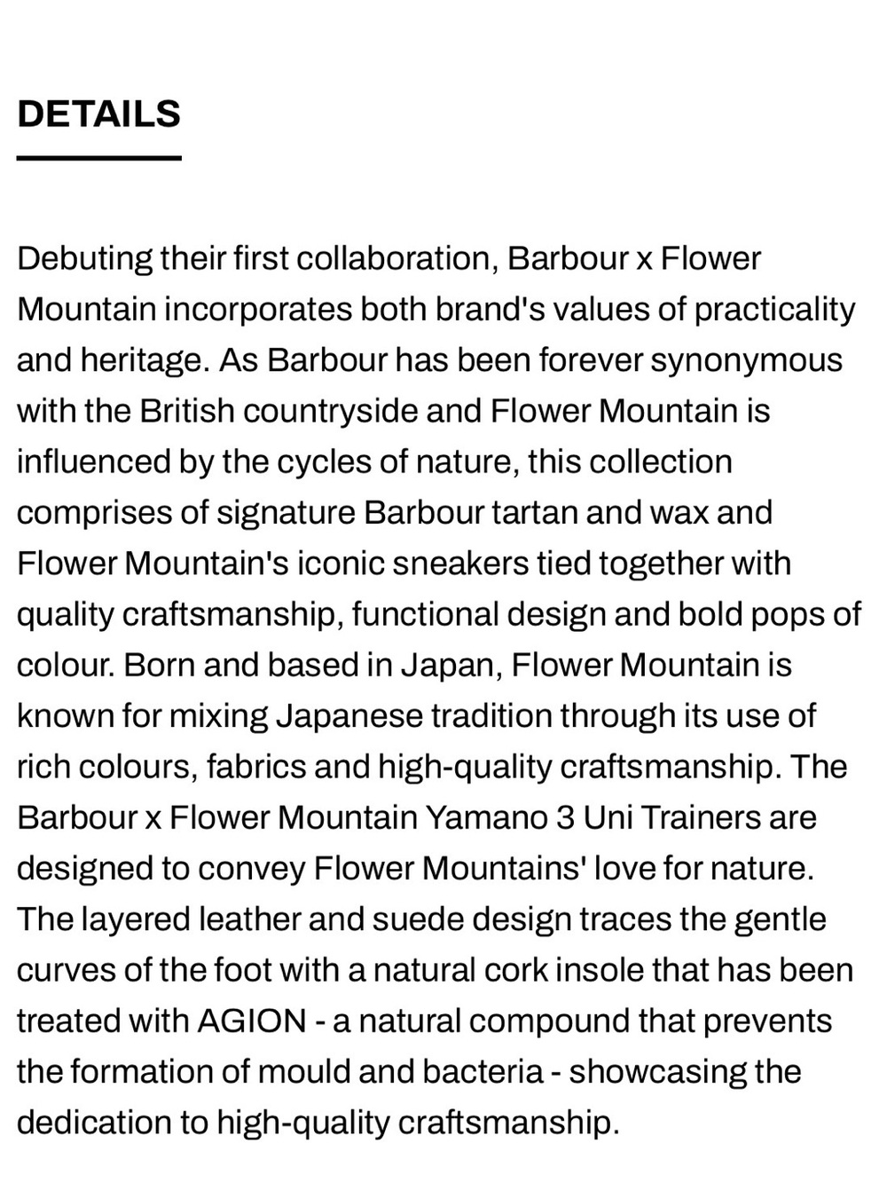 NWT Flower Mountain X Barbour YAMANO 3 BARBOUR UNI X FM - Picture 7 of 16